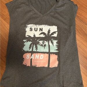 SHEIN Charcoal Casual Tee